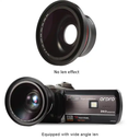 0.39X 2-in-1 design Super Wide Angle Lens for wide angle and macro photography ORDRO Camera Accessories