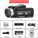 56MP 60FPS 3.0" Touch Screen 16X Digital Zoom Vlogging 4K Video Camera Camcorder