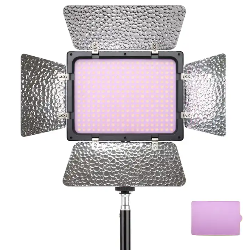 W300II 20W LED Photo Studio Light Live Portable Video Lighting Video Photography Panel Lamp for YouTube Canon Nikon DSLR Camera