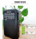 OEM Small Size  AM FM Pocket Radio