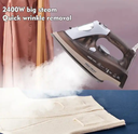 Laundry Smart Clothes Iron Electric Steam Press Iron Non-Stick Soleplate Electric Iron