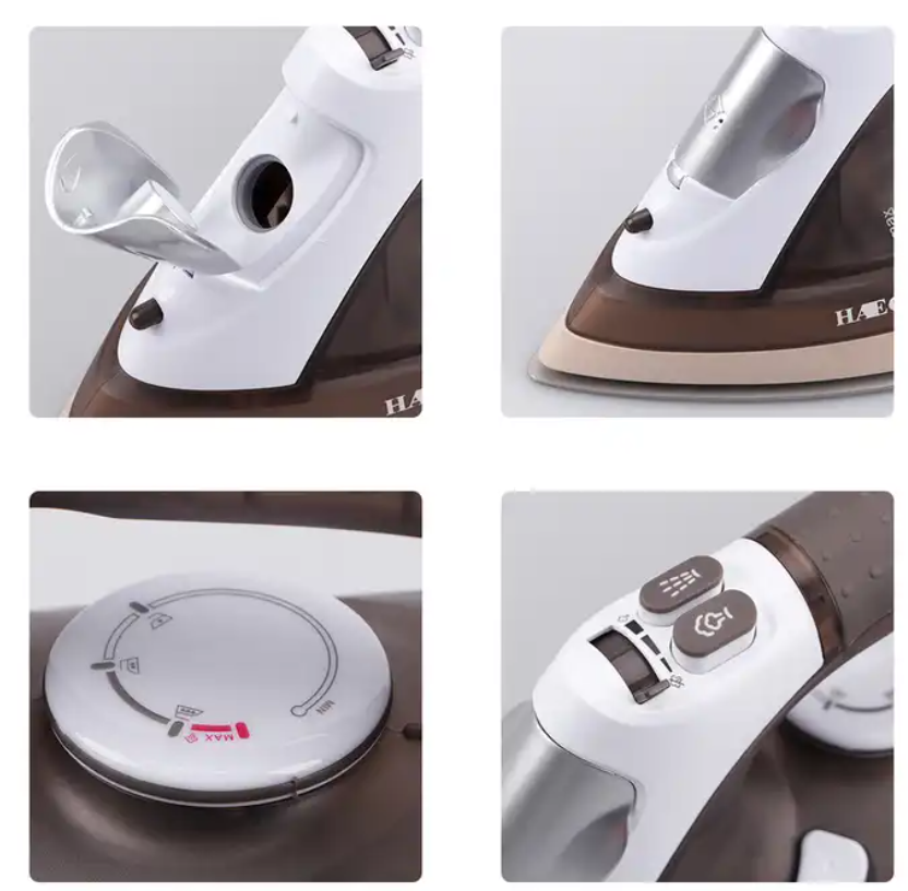 Laundry Smart Clothes Iron Electric Steam Press Iron Non-Stick Soleplate Electric Iron