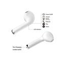 Bluetooth Earbud Wireless Headset with Mic Noise Cancelling - White