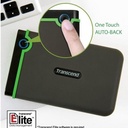 Transcend 4TB Transcend Portable USB 3.0 Hard Disk - Black, Green