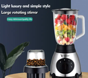 Multifunction 6 Blade Glass Commercial Blenders And Juicers Smoothie Blender With Double Cup