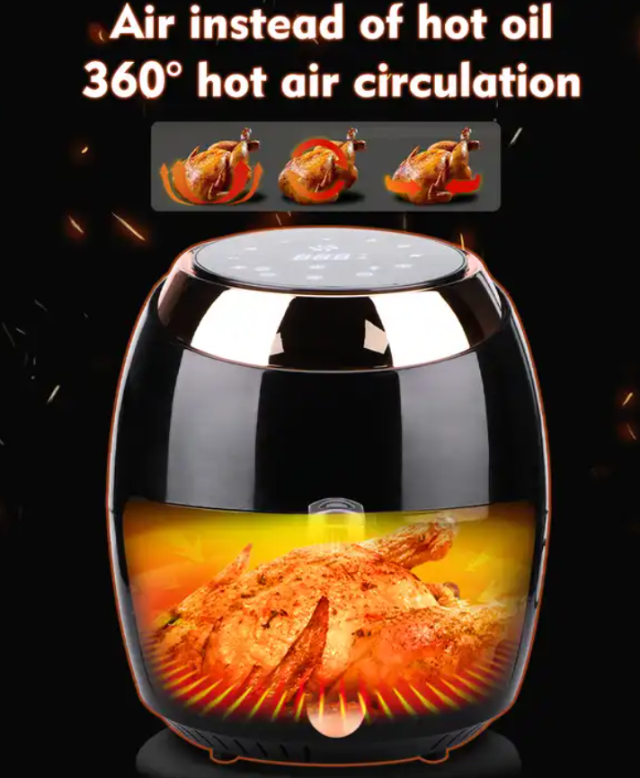 1800W 8L Healthy digital air fryer