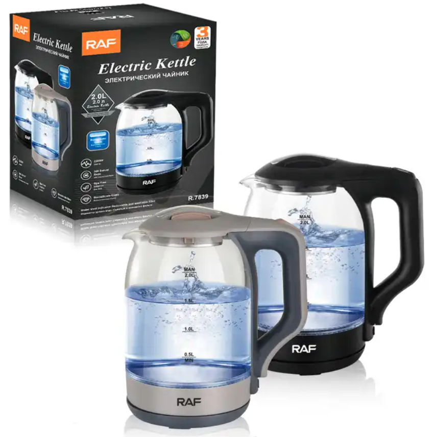 Household electric kettle. Great quality health kettle boil tea/ glass electric kettle