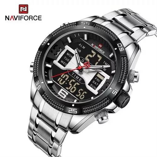 Mens Stylish Waterproof Formal Watch - Silver