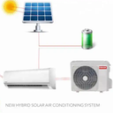 12000BTU Inverter hybrid solar air conditioner Heat Pump solar ac air conditioning cooling and heating