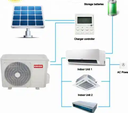 12000BTU Inverter hybrid solar air conditioner Heat Pump solar ac air conditioning cooling and heating