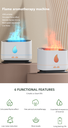 Household Appliances 3D Flame Fire Shaped Portable USB Powered Air Humidifier Diffuser