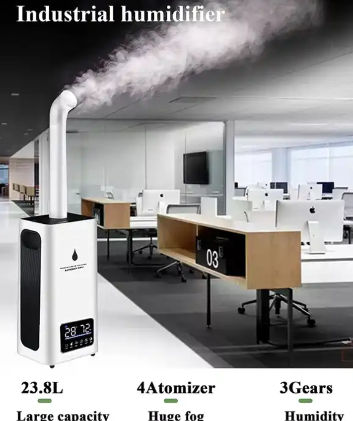 Large Capacity Hotel Warehouse Hospital Fog Maker 20L 120W Commercial Industrial Humidifier