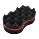 Wave Barber Hair Brush Sponge - Black