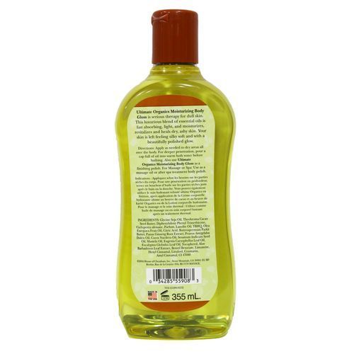 355Ml Organic Moist Body Gloss Oil