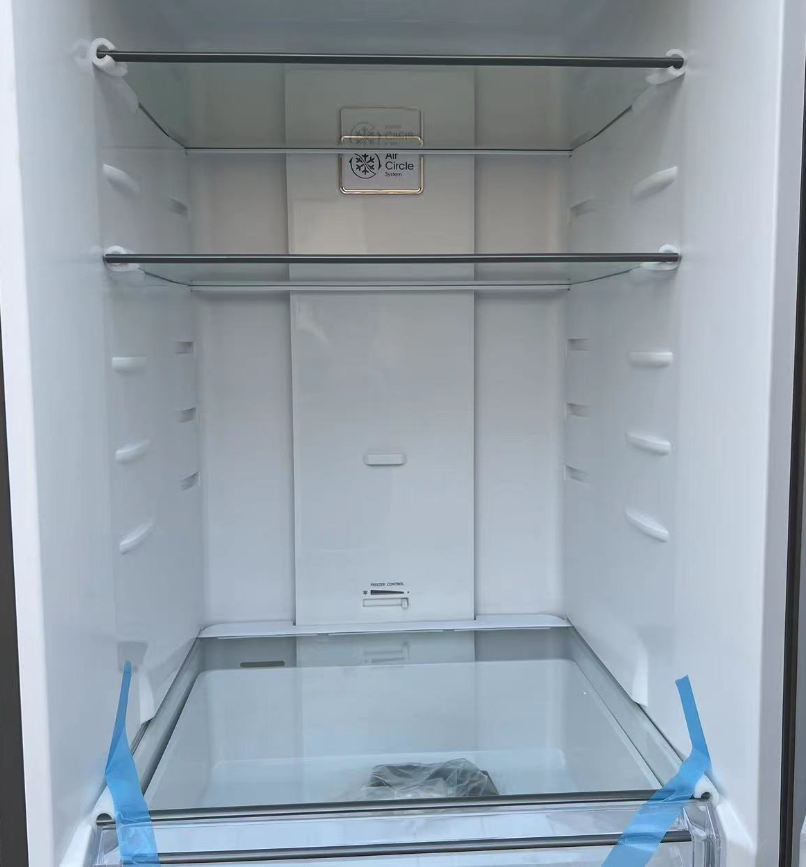 Bottom Freezer With Water Dispenser Stainless Steel Free Standing BCD-340L , air cooled two doors refrigerator