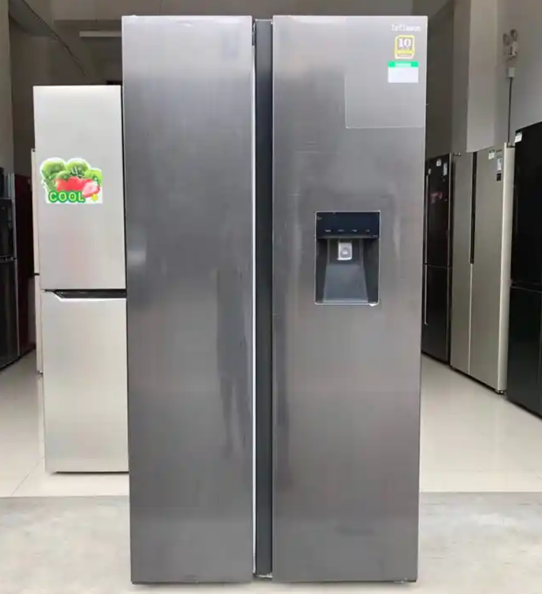 Big Capacity Home Double Door Side By Side Refrigerator Wind Cooled With Water Dispenser Energy saving ,570L