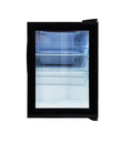 65L Hotel Mini Fridge/Mini Bar , for Guest room Hotel Glass Door Display Beverage Refrigerator