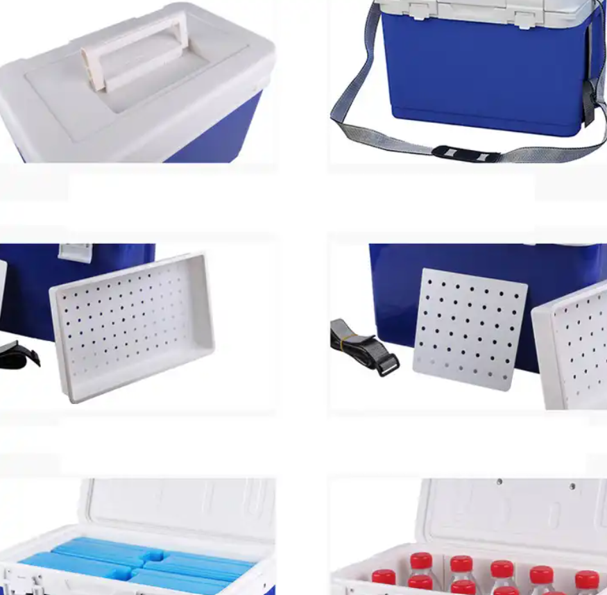 Light Durable Portable 12L Cooler Bin Ice Chest Cooler Box For Beverage/Food/Fishing/BBQ