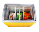 Commercial Sliding Glass Top Door Showcase refrigerator Deep Freezer for Ice Cream and Ice Lolly display