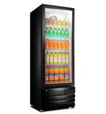 Single door commercial soft drink beverage chilling storage display cooler cabinet refrigerator 300L