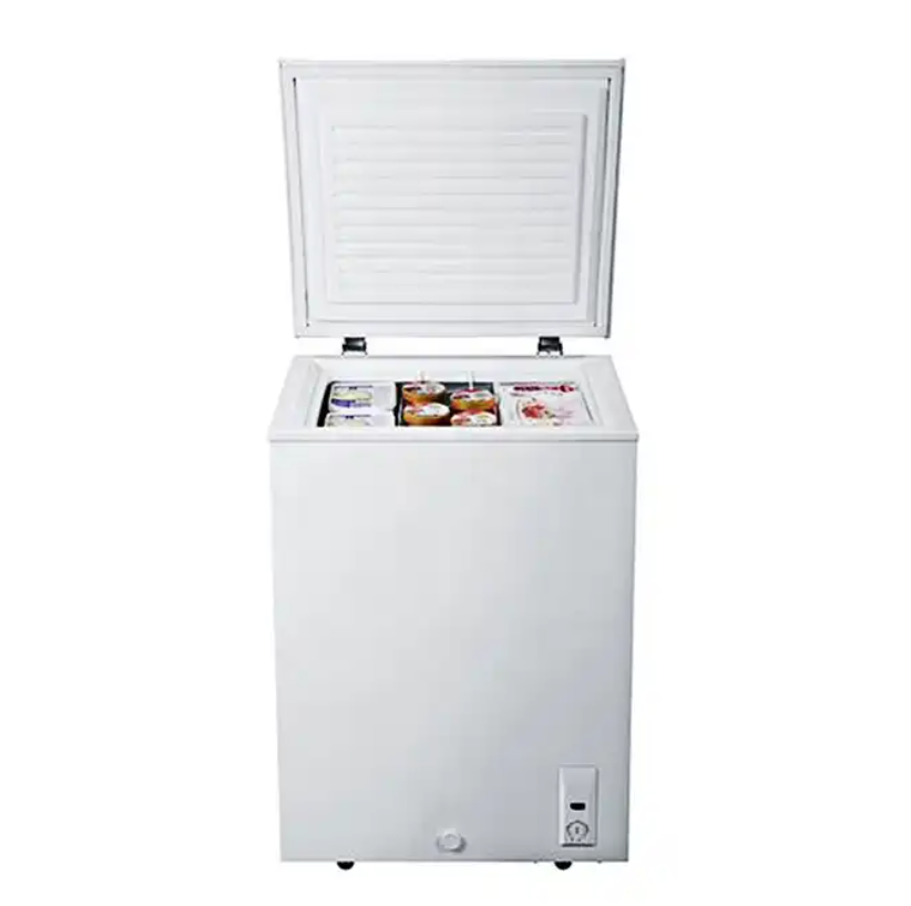 72L Square Model White Chest Freezer Small Deep Freezer