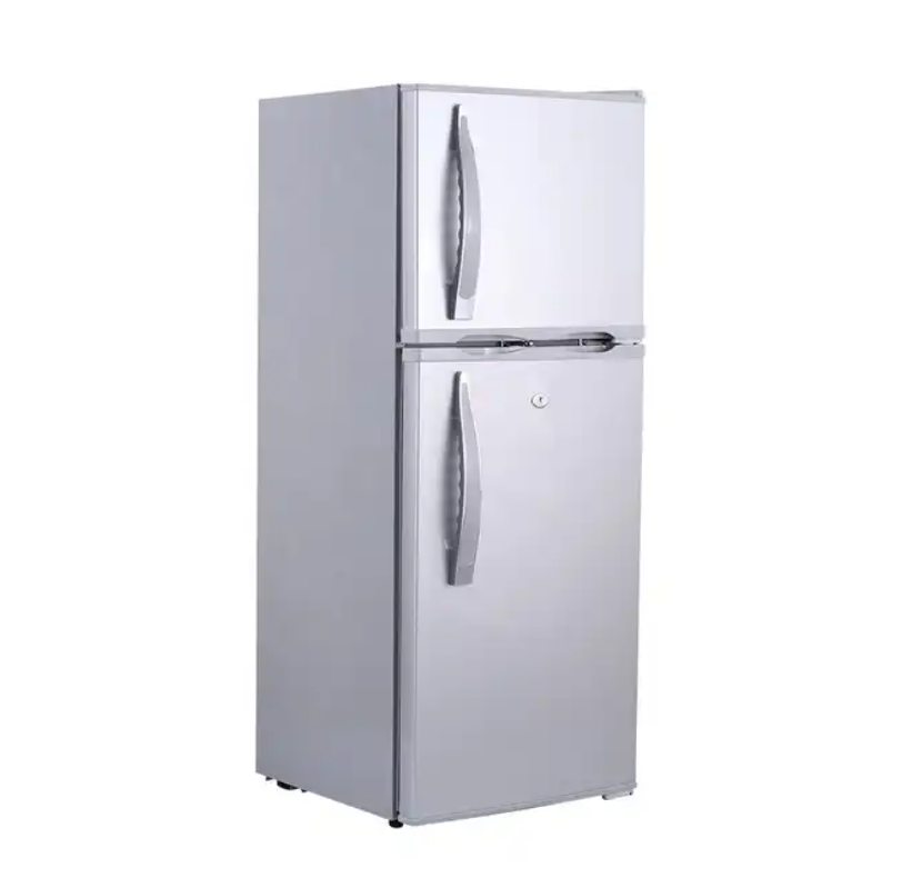 Solar Power Vertical Double Doors Refrigerator