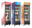 Single Door Vertical Glass Door Refrigerator Coca Display Cola Beverage Fridge