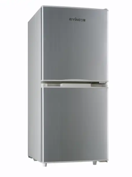 116L Double Door and Bottom Freezer Household Small Refrigerator