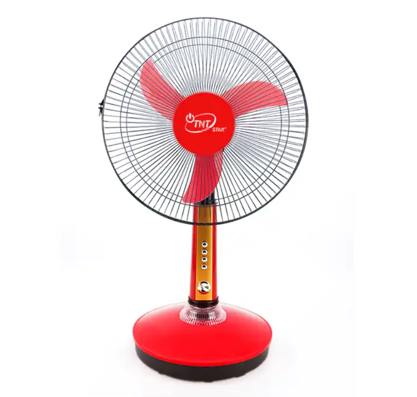 TNTSTAR TG-60 folding table fan 16 inch DC 12V AC 220V electronic small mini solar red shaking Floor standing Price