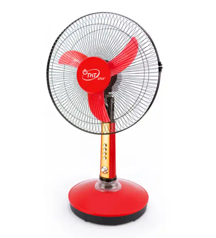 TNTSTAR TG-60 folding table fan 16 inch DC 12V AC 220V electronic small mini solar red shaking Floor standing Price