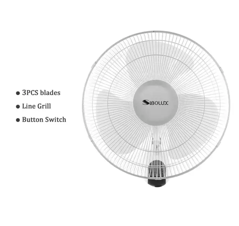 Sibolux new design plastic 18 inch electric roof wall mounted fan