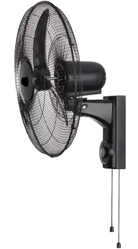 Home Office Restaurant Big Power Cooling 18 inch 45CM Plastic Material and CE Certification Wall Mounted Oscillating Fan