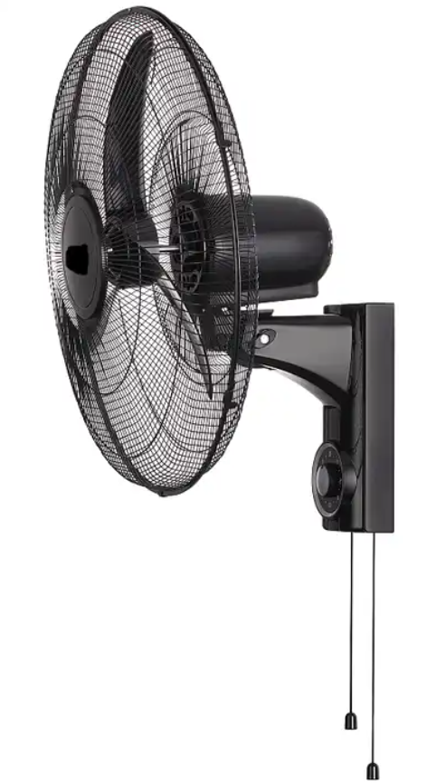 Home Office Restaurant Big Power Cooling 18 inch 45CM Plastic Material and CE Certification Wall Mounted Oscillating Fan