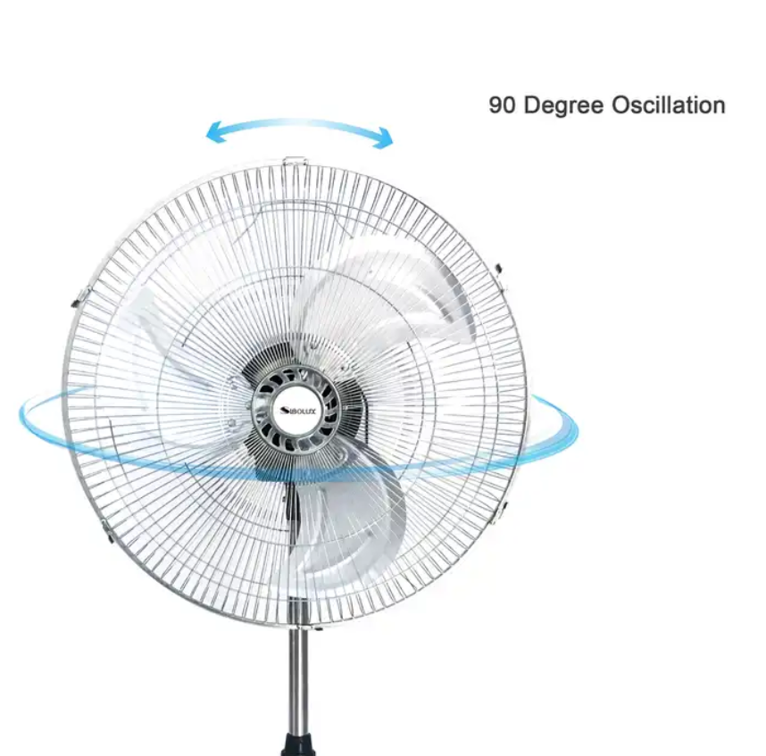 Silent 18 Inch 3 In 1 Industrial Stand Air Cooler 110V 220V AC Pedestal Desk Fan With UK , EU plug