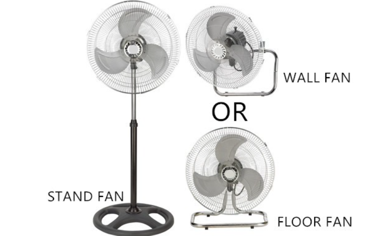 18" Industrial Fan 3 in 1 Powerful Industrial Fan Electric Fan