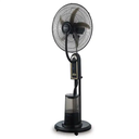 Commercial 18" AC/DC Power Pedestal Standing Misting Fan With Ice Water Tank