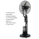 Commercial 18" AC/DC Power Pedestal Standing Misting Fan With Ice Water Tank