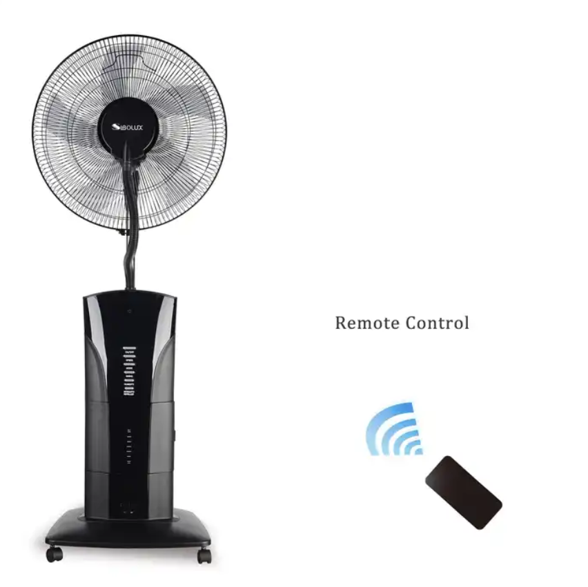 Air Cooler Domestic Standing Humidifier Misting Fan With Remote Water Mist Fan Spray