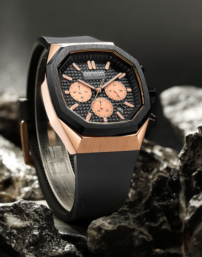 Men MEGIR 2215 Fashion Quartz Watch