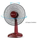 Smart Electric AC DC Oscillating Rotate Portable 16 Inch Mini Ventilator Desk Fans