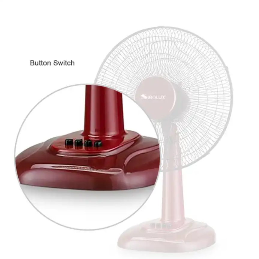 Smart Electric AC DC Oscillating Rotate Portable 16 Inch Mini Ventilator Desk Fans