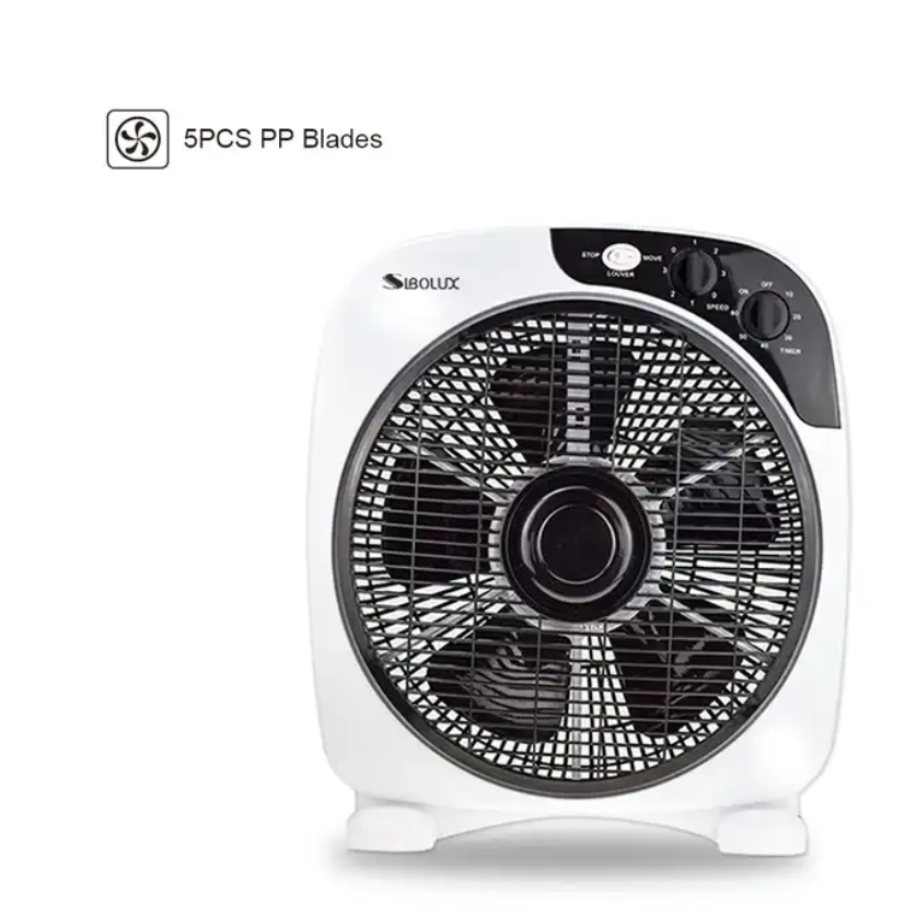 Five Blades Commercial Electric Box Fan For Hotel