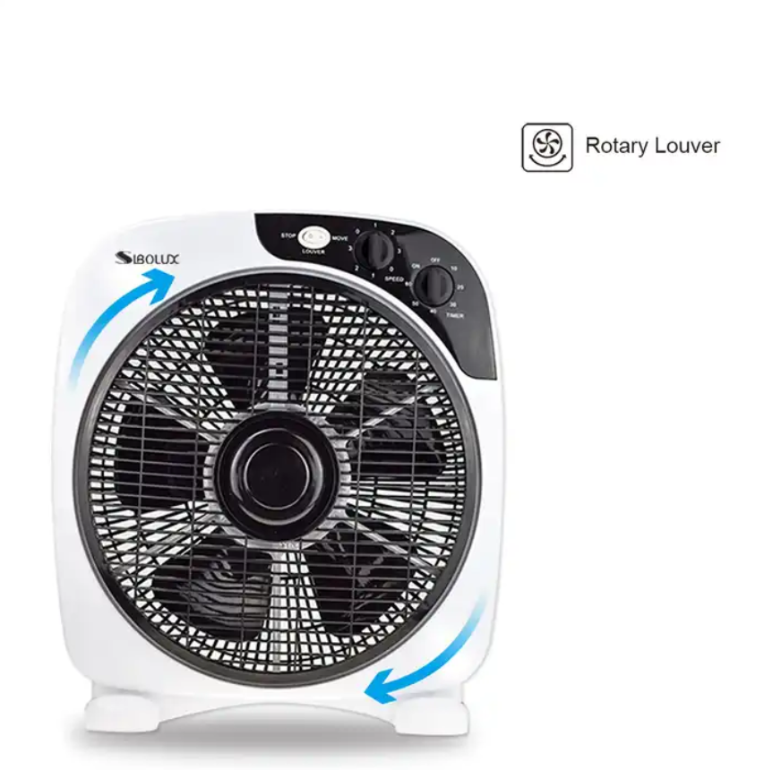 Five Blades Commercial Electric Box Fan For Hotel