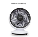 Plastic Table Fan Office Desk Fan Tilt Angle Adjustable