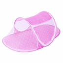 Dotted Folding Portable Mosquito Net - Pink