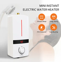 CE 220V Low Power Mini Tankless Electric Hot Water Heaters Instant Hotel Kitchen Bath