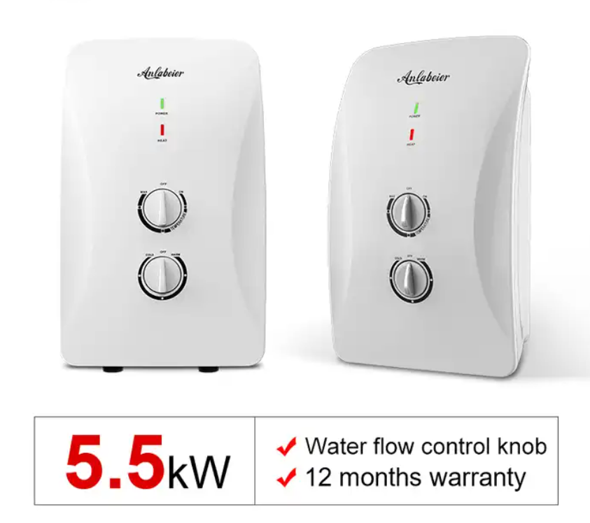 3KW Power to 5KW Water Heater Instant Electric