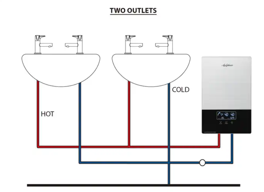 10KW High Power Electric Shower Head Water Heaters