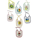 7 Pack Baby Bibs, Waterproof, Washable, - Mult-Colour