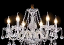 Luxury Hotel Dining Lobby Maria Theresa , Large Chandelier Wedding Foyer Villa Living Room Gold K9 Mini Chandelier